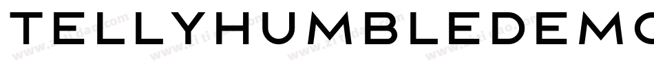 TellyHumbleDEMORegular字体转换