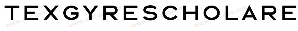 TexgyrescholaRegular-Odpp字体转换
