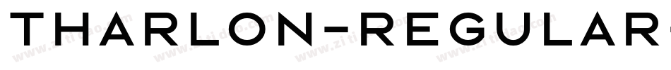 Tharlon-Regular字体转换