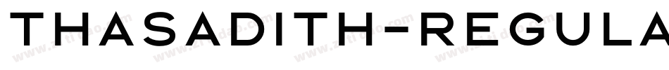 Thasadith-Regular字体转换