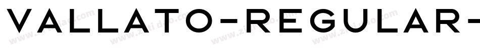Vallato-Regular字体转换