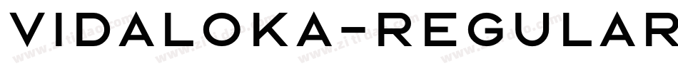 Vidaloka-Regular字体转换