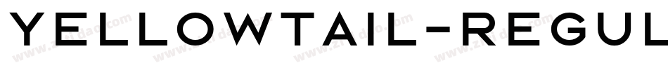 Yellowtail-Regular字体转换