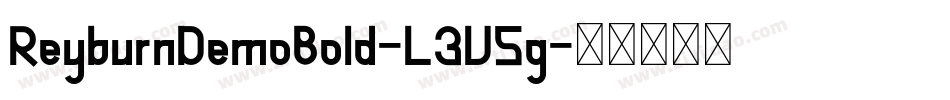 ReyburnDemoBold-L3V5g字体转换
