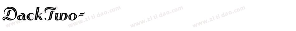 DackTwo字体转换