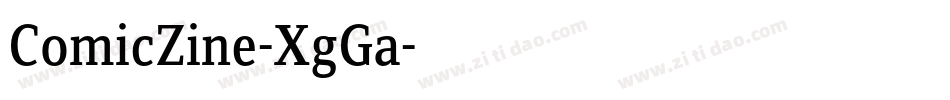 ComicZine-XgGa字体转换