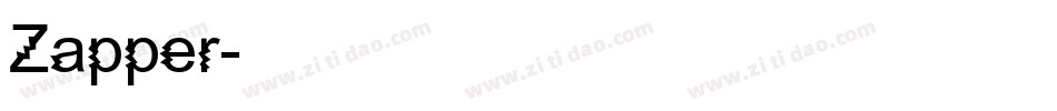 Zapper字体转换