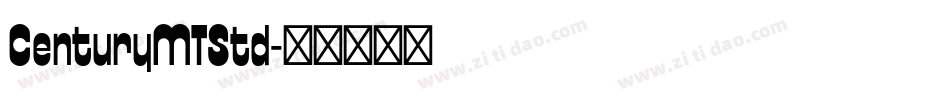 CenturyMTStd字体转换