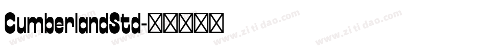 CumberlandStd字体转换