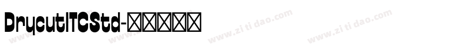DrycutITCStd字体转换