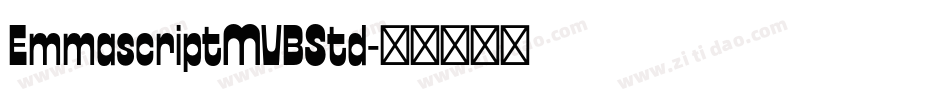 EmmascriptMVBStd字体转换