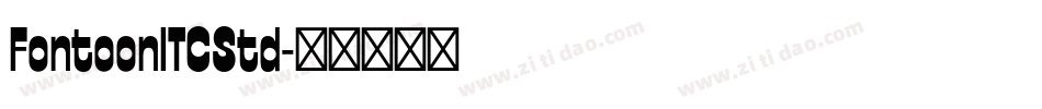 FontoonITCStd字体转换