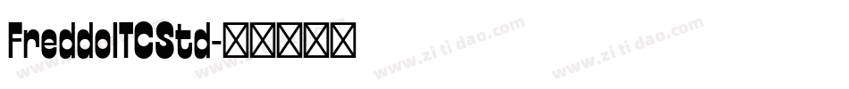 FreddoITCStd字体转换