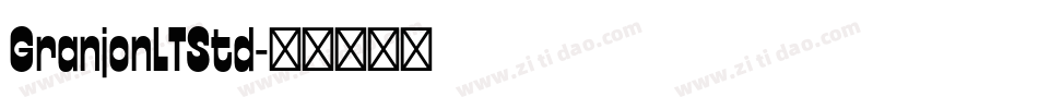 GranjonLTStd字体转换