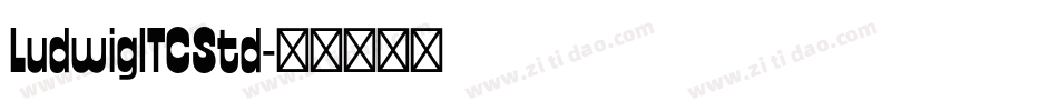 LudwigITCStd字体转换