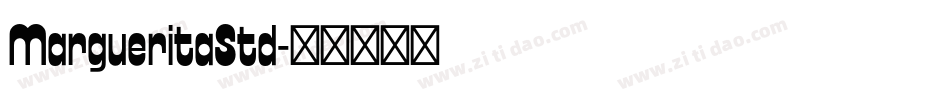 MargueritaStd字体转换