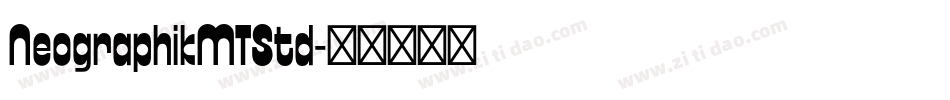 NeographikMTStd字体转换