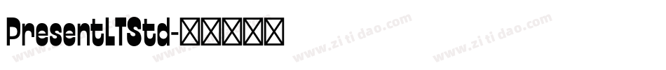 PresentLTStd字体转换