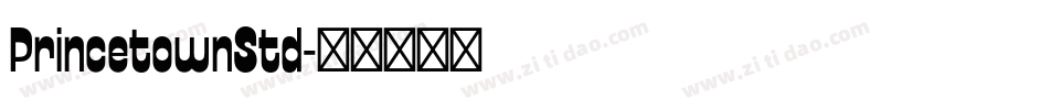 PrincetownStd字体转换