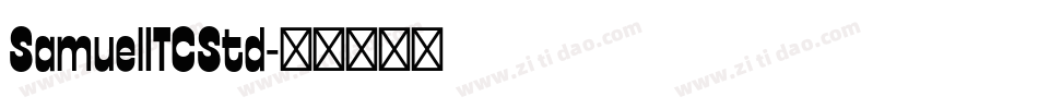 SamuelITCStd字体转换