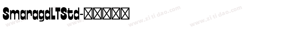 SmaragdLTStd字体转换
