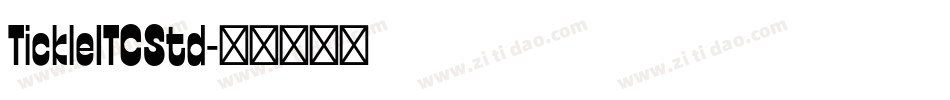 TickleITCStd字体转换