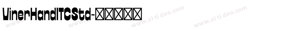 VinerHandITCStd字体转换