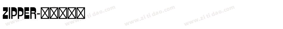 ZIPPER字体转换