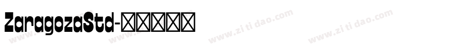 ZaragozaStd字体转换