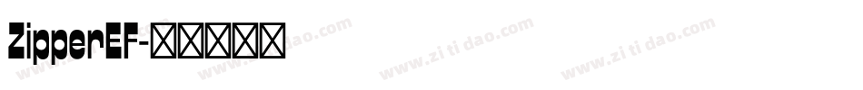 ZipperEF字体转换