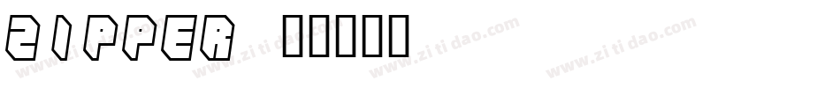 ZIPPER字体转换