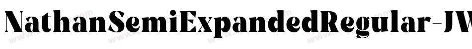 NathanSemiExpandedRegular-JWBB字体转换