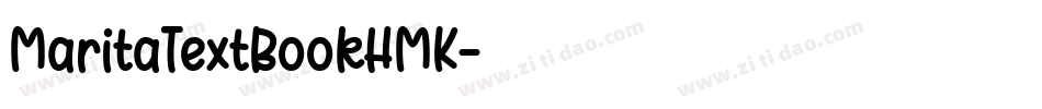MaritaTextBookHMK字体转换