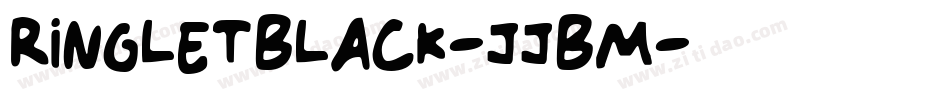 RingletBlack-JJBM字体转换