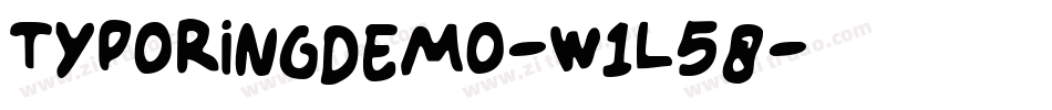 TypoRingDemo-w1l58字体转换