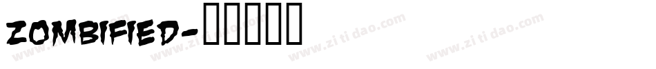 Zombified字体转换