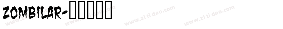 ZOMBILAR字体转换