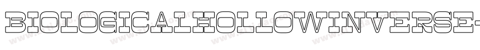BiologicalHollowInverse-K5PW字体转换