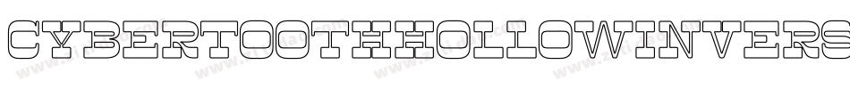 CybertoothHollowInverse-GWDP字体转换