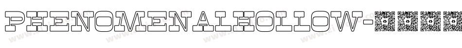 PhenomenalHollow字体转换