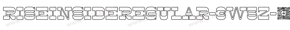 RiseInsideRegular-3W5Z字体转换