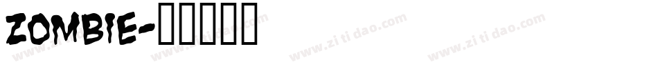 ZOMBIE字体转换