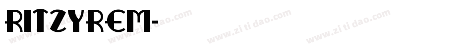 RITZYREM字体转换