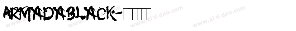 ArmadaBlack字体转换