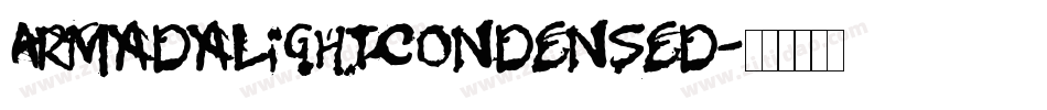 ArmadaLightCondensed字体转换