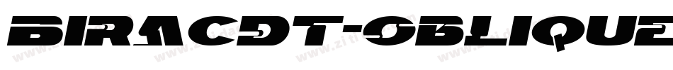 BiracDT-Oblique字体转换