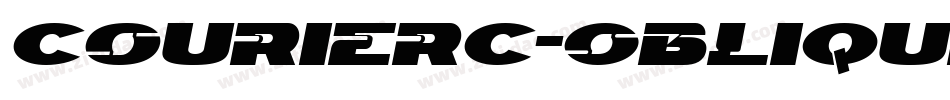 CourierC-Oblique字体转换