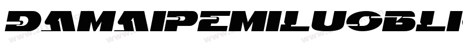 DamaipemiluOblique-Rwe6字体转换