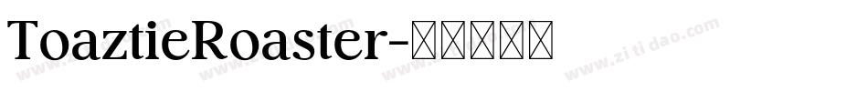 ToaztieRoaster字体转换