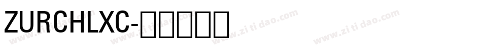 ZURCHLXC字体转换